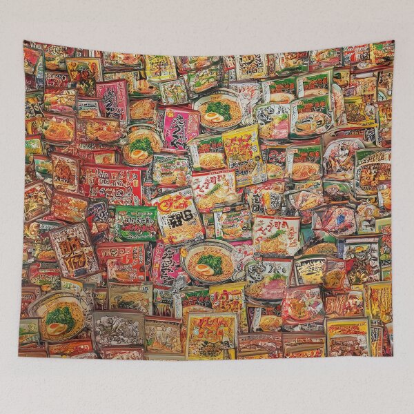 Item preview, Ramen Package Style Art Pattern designed and sold by chi3-jp.