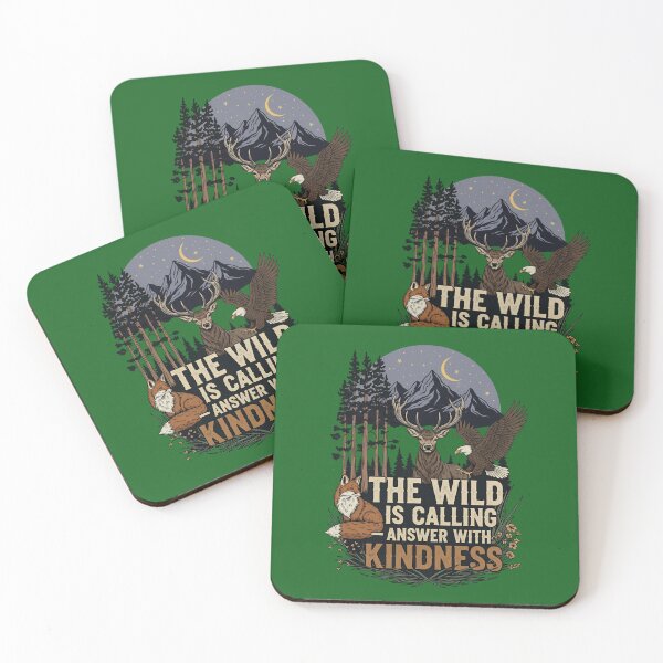 Item preview, The Wild is Calling – Answer with Kindness | Protect Wildlife Habitats designed and sold by PGRprint.