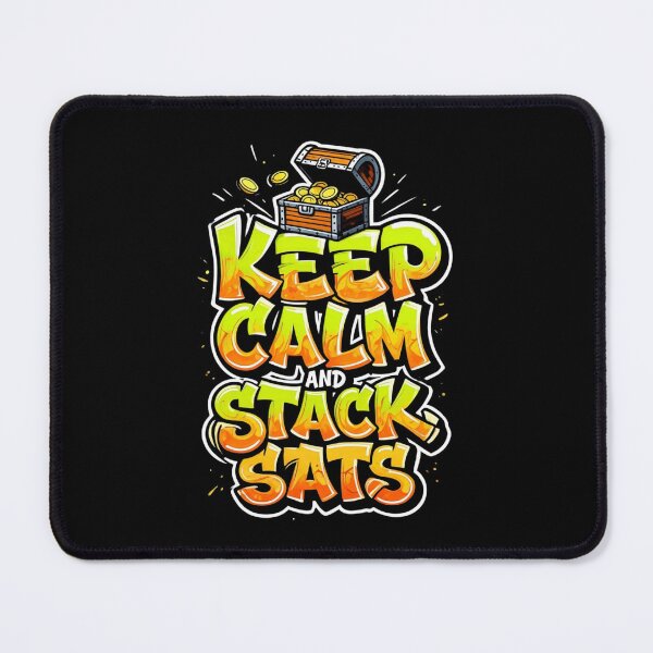 Item preview, Bitcoin Keep Calm And Stack Sats designed and sold by RadDeck.