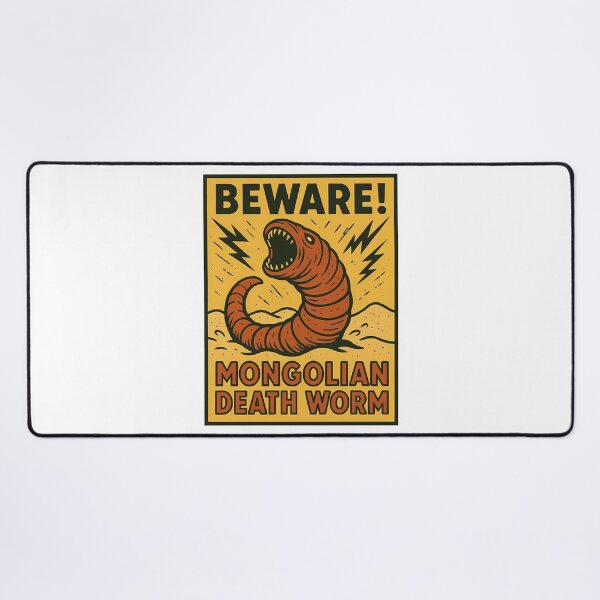 Item preview, Mongolian Deathworm Cryptid Gobi Desert Monster designed and sold by k3rstman1.