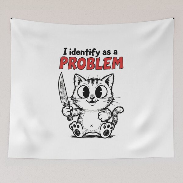 Item preview, Problem Child, Middle Child, funnyfits70, Humor, Funny, retro, vintages, funny quotes, animal humor, designed and sold by FunnyFits70.