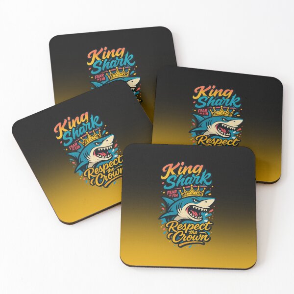 Item preview, Fear the Fin Respect the Crown | King Shark designed and sold by skkyfaithArtz.