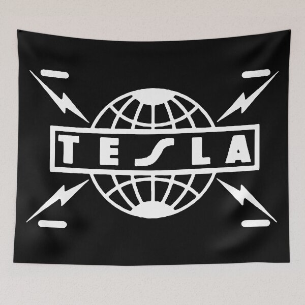 Item preview, Tesla – Iconic Globe & Lightning Logo designed and sold by seidelvericse.