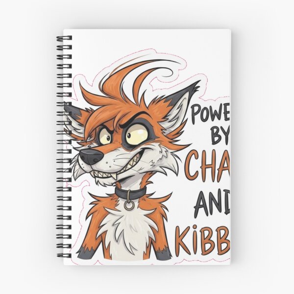Item preview, Powered by chaos and kibble  designed and sold by Snakeinmysock.