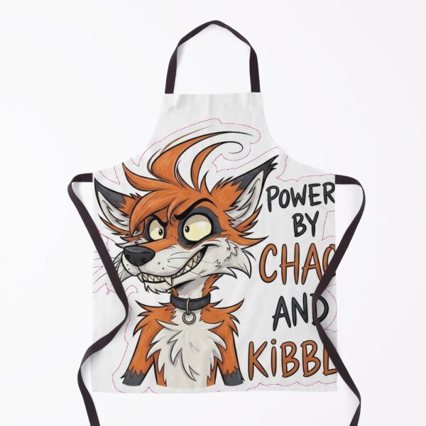 Item preview, Powered by chaos and kibble designed and sold by Snakeinmysock.