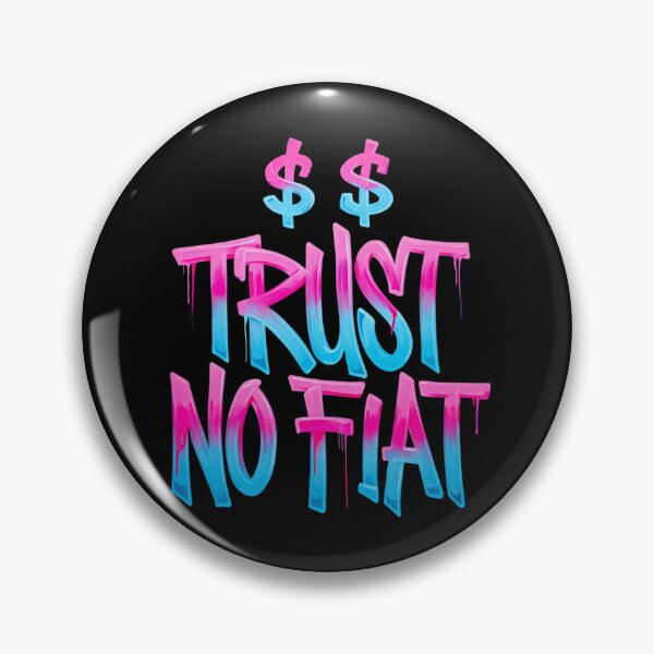 Item preview, Bitcoin Trust No Fiat Graffiti designed and sold by RadDeck.