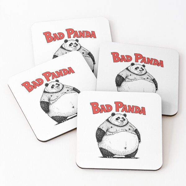 Item preview, Bad Panda, naughty panda, panda mischief, funnyfits70, Humor, Funny, retro, vintages, funny quotes, animal humor, designed and sold by FunnyFits70.