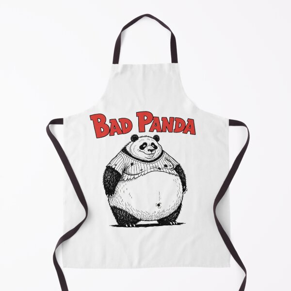 Item preview, Bad Panda, naughty panda, panda mischief, funnyfits70, Humor, Funny, retro, vintages, funny quotes, animal humor, designed and sold by FunnyFits70.