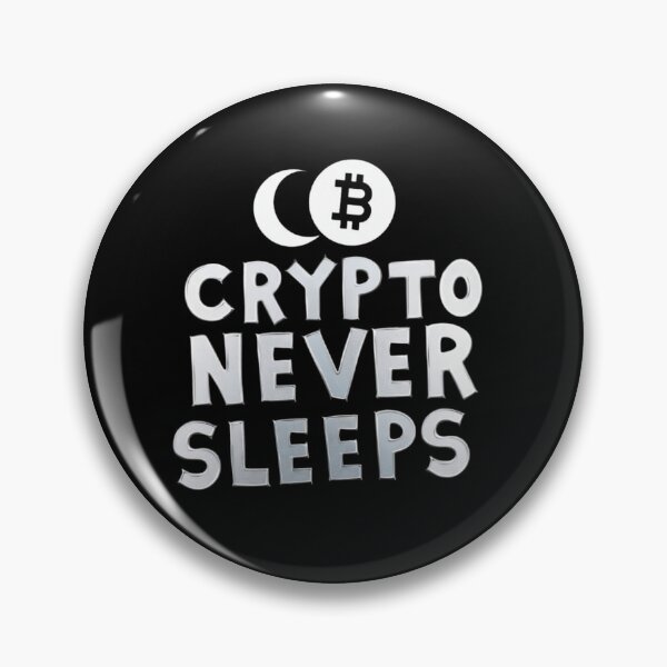 Item preview, Bitcoin Crypto Never Sleeps Graffiti designed and sold by RadDeck.