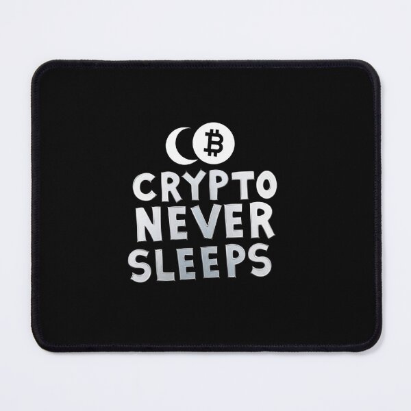 Item preview, Bitcoin Crypto Never Sleeps Graffiti designed and sold by RadDeck.