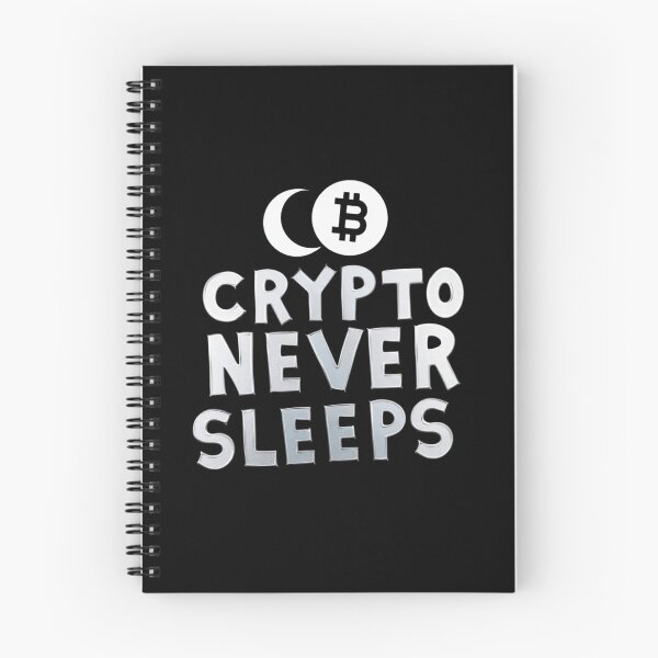 Item preview, Bitcoin Crypto Never Sleeps Graffiti designed and sold by RadDeck.