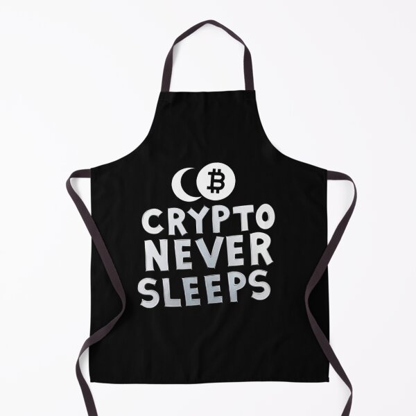 Item preview, Bitcoin Crypto Never Sleeps Graffiti designed and sold by RadDeck.