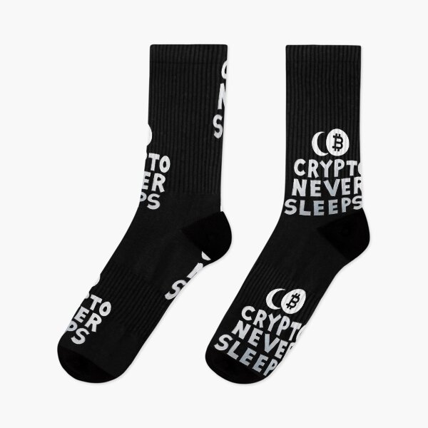 Item preview, Bitcoin Crypto Never Sleeps Graffiti designed and sold by RadDeck.