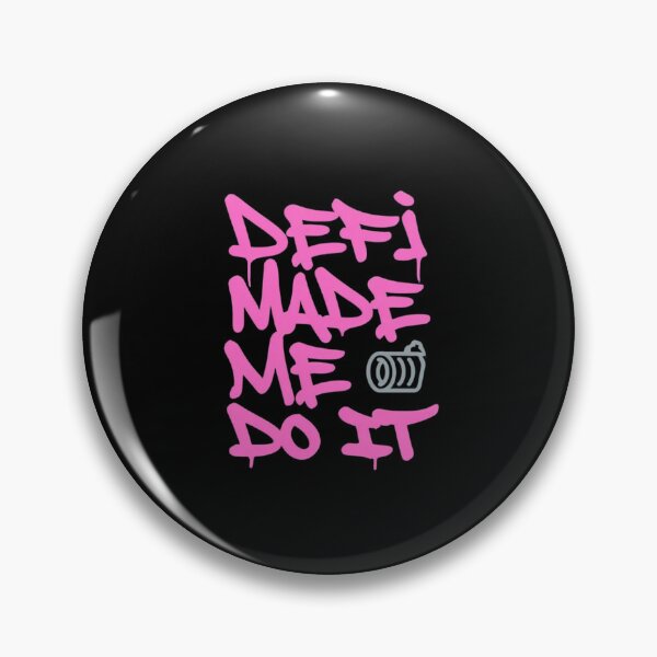 Item preview, Bitcoin Defi Made Me Do It Graffiti designed and sold by RadDeck.