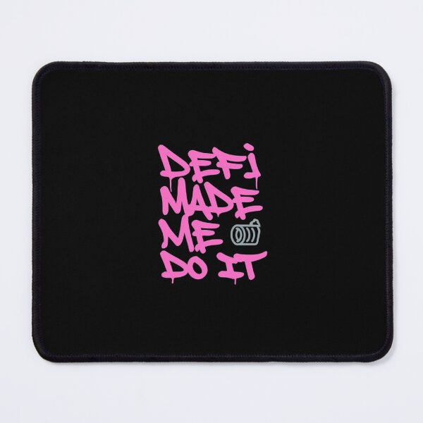 Item preview, Bitcoin Defi Made Me Do It Graffiti designed and sold by RadDeck.