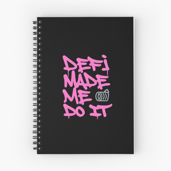 Item preview, Bitcoin Defi Made Me Do It Graffiti designed and sold by RadDeck.