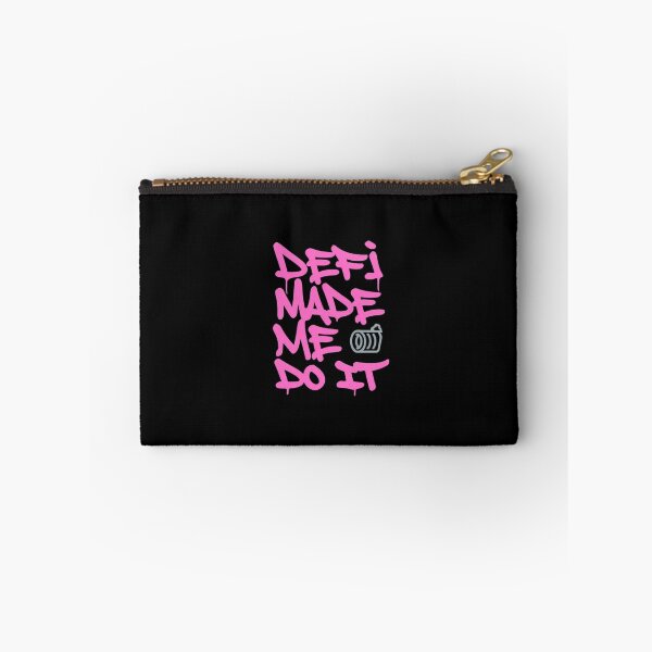 Item preview, Bitcoin Defi Made Me Do It Graffiti designed and sold by RadDeck.