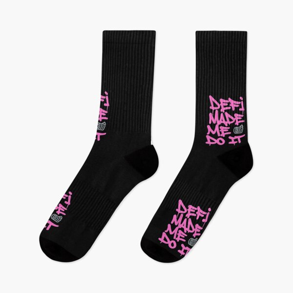 Item preview, Bitcoin Defi Made Me Do It Graffiti designed and sold by RadDeck.
