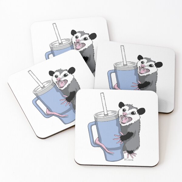 Item preview, A Well Hydrated Possum Blueish Tumbler designed and sold by ihgordonk.
