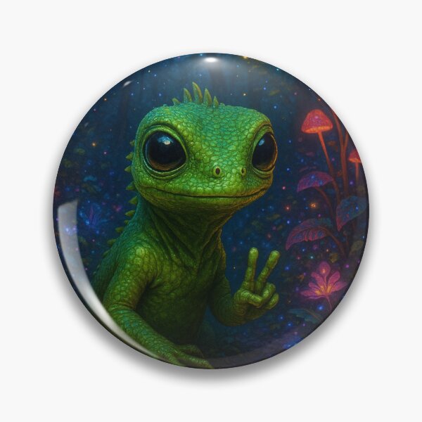 Item preview, Tiny Creature, Big Universe – Alien Lizard Fun designed and sold by MyspaceAlien.