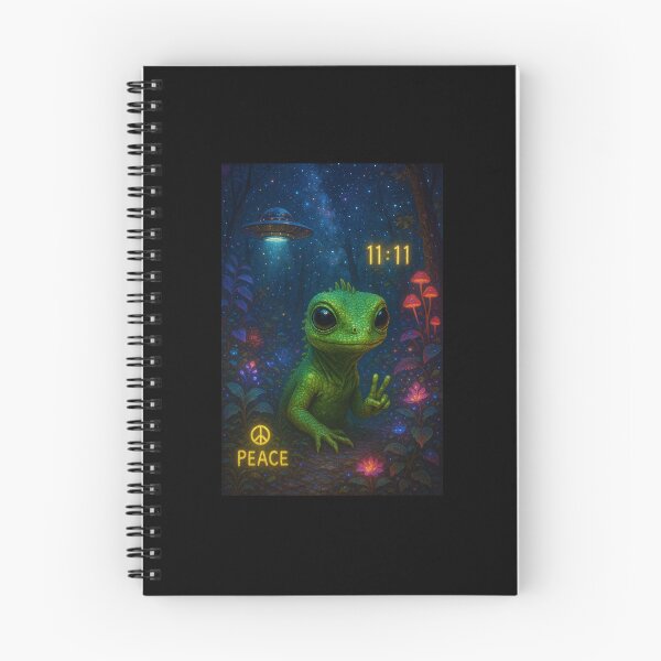 Item preview, Tiny Creature, Big Universe – Alien Lizard Fun designed and sold by MyspaceAlien.