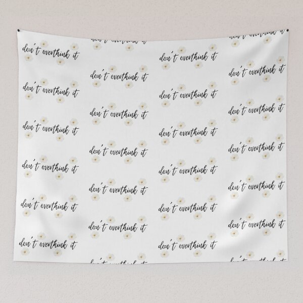 Item preview, aesthetic don't overthink it designed and sold by SHMdesigns.
