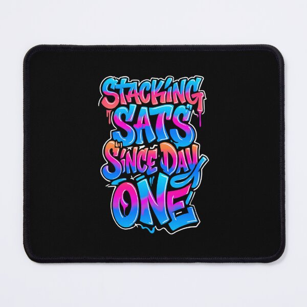 Item preview, Bitcoin Stacking Sats Since Day One Graffiti Design designed and sold by RadDeck.