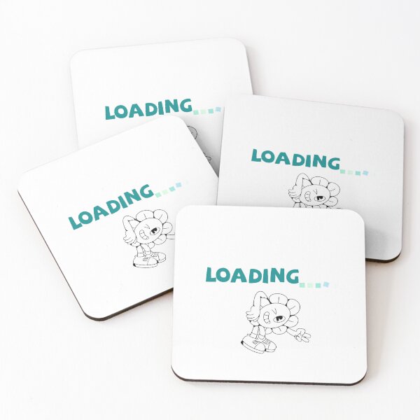 Item preview, Funny Loading Screen Flower Character – Cute Cartoon Art designed and sold by KRTMuseworks.