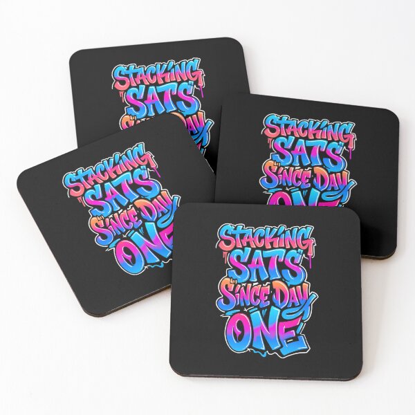 Item preview, Bitcoin Stacking Sats Since Day One Graffiti Design designed and sold by RadDeck.