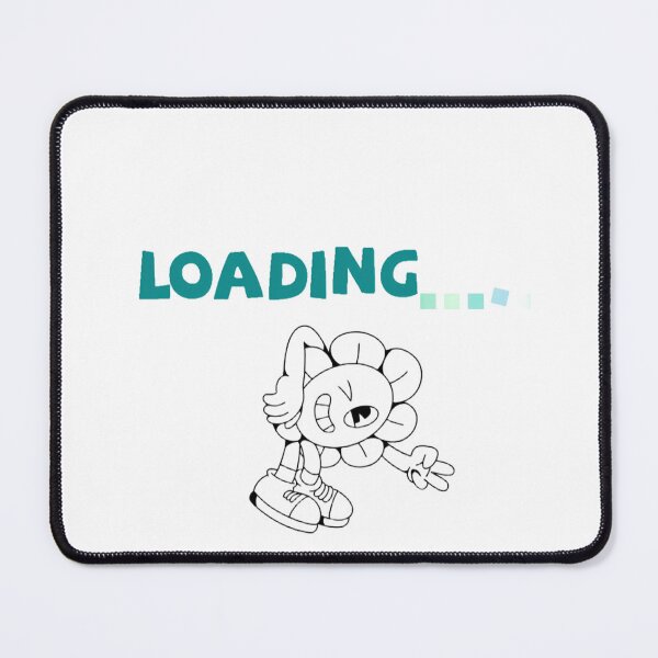 Item preview, Funny Loading Screen Flower Character – Cute Cartoon Art designed and sold by KRTMuseworks.