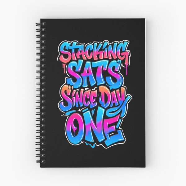 Item preview, Bitcoin Stacking Sats Since Day One Graffiti Design designed and sold by RadDeck.