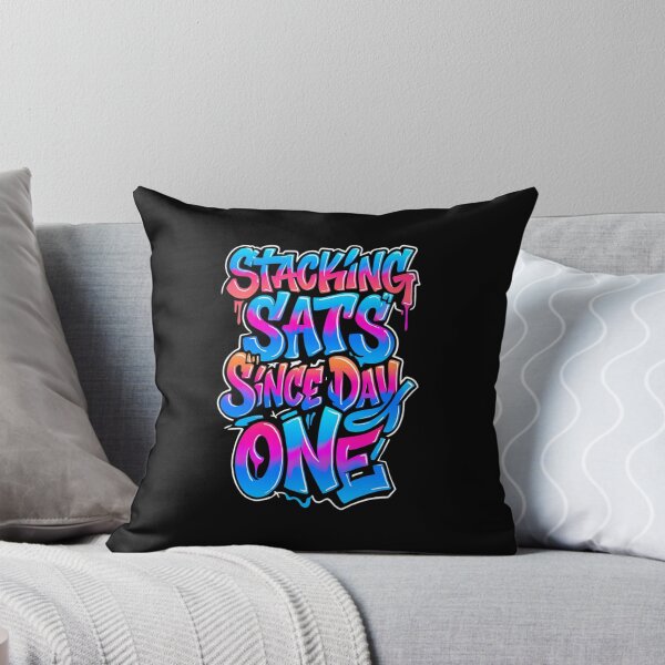 Item preview, Bitcoin Stacking Sats Since Day One Graffiti Design designed and sold by RadDeck.