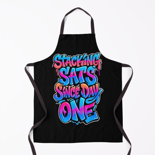 Item preview, Bitcoin Stacking Sats Since Day One Graffiti Design designed and sold by RadDeck.