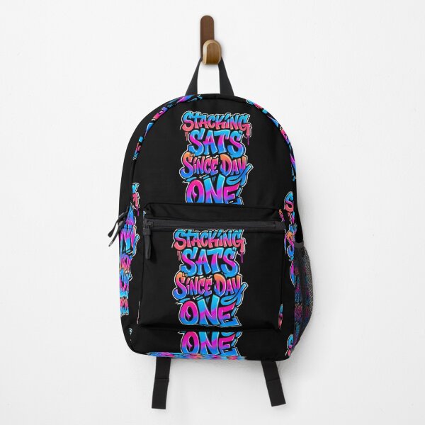 Item preview, Bitcoin Stacking Sats Since Day One Graffiti Design designed and sold by RadDeck.