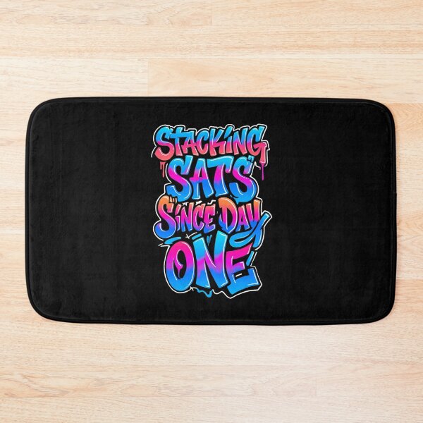 Item preview, Bitcoin Stacking Sats Since Day One Graffiti Design designed and sold by RadDeck.