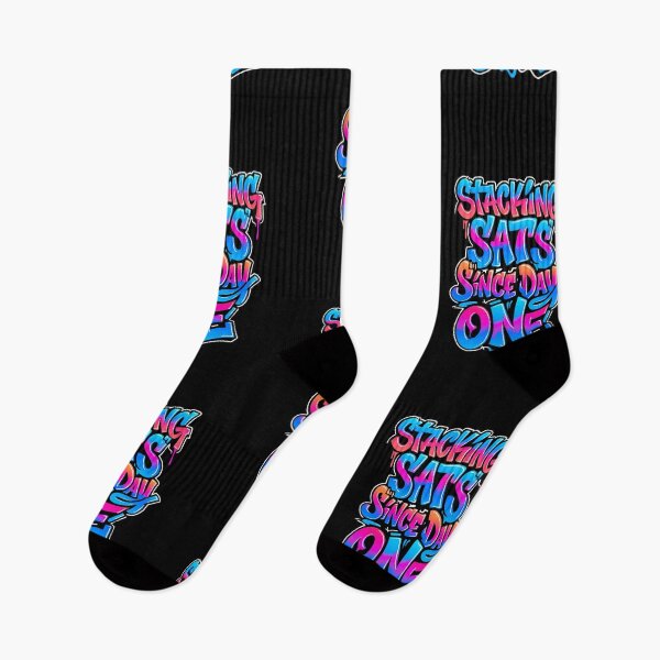 Item preview, Bitcoin Stacking Sats Since Day One Graffiti Design designed and sold by RadDeck.