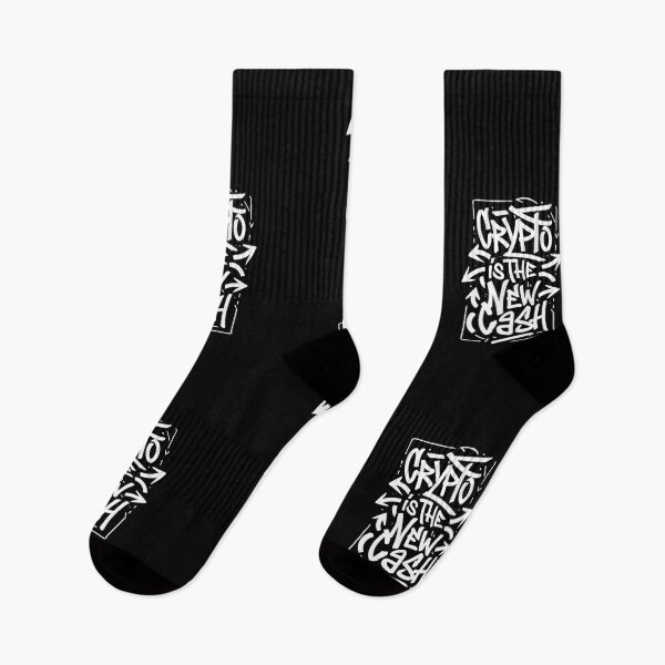 Item preview, Crypto Is The New Cash Bitcoin Graffiti Design designed and sold by RadDeck.