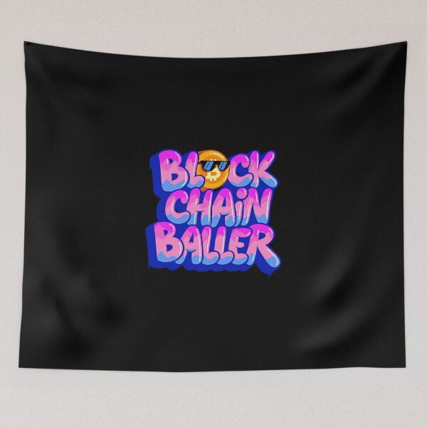 Item preview, Bitcoin Blockchain Baller Graffiti Design designed and sold by RadDeck.