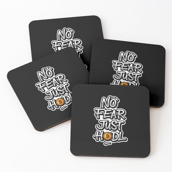 Item preview, Bitcoin No Fear Just Hodl Graffiti Design designed and sold by RadDeck.