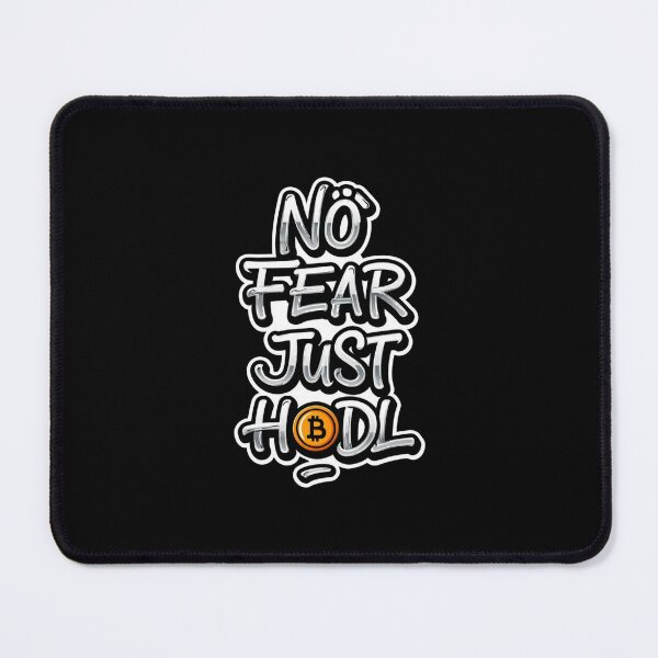 Item preview, Bitcoin No Fear Just Hodl Graffiti Design designed and sold by RadDeck.