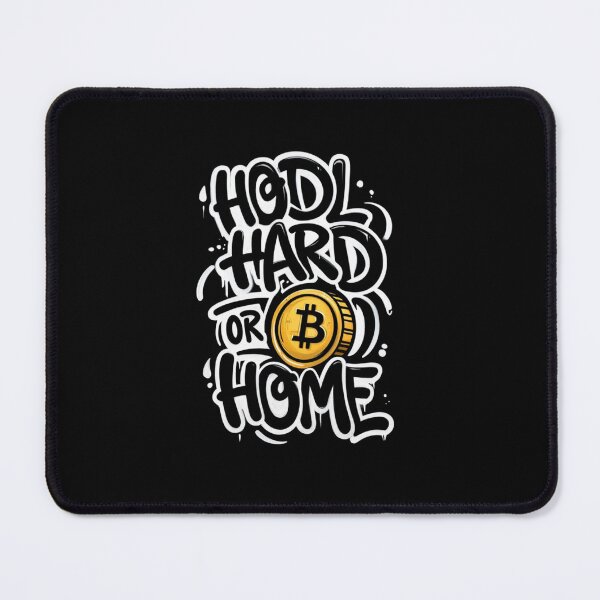 Item preview, Bitcoin Hodl Hard Or Go Home Graffiti Design designed and sold by RadDeck.