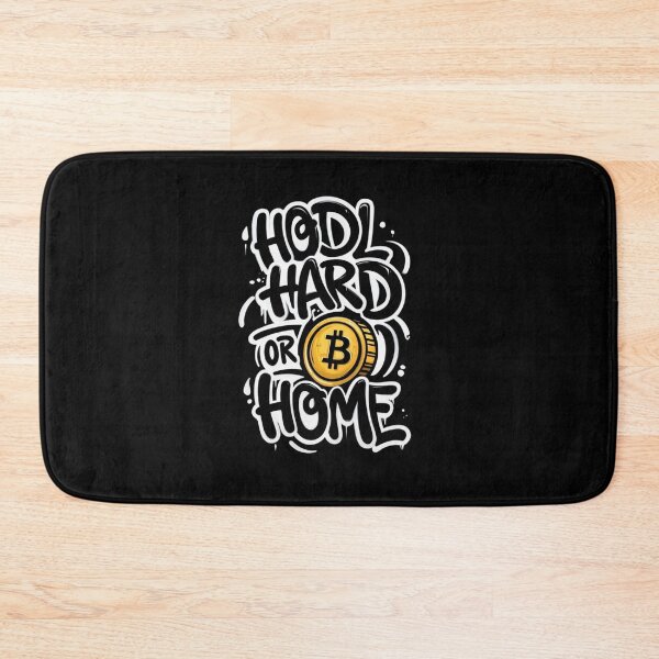 Item preview, Bitcoin Hodl Hard Or Go Home Graffiti Design designed and sold by RadDeck.