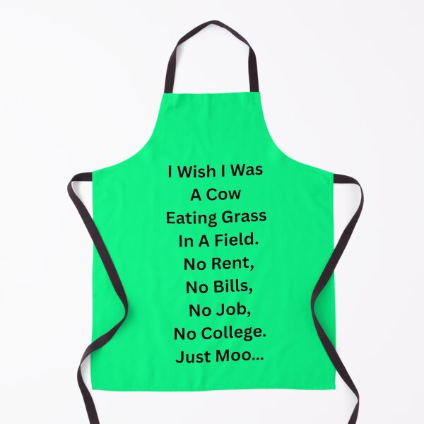 Item preview, I wish I was a cow eating grass in a field designed and sold by Echo Aesthetics.