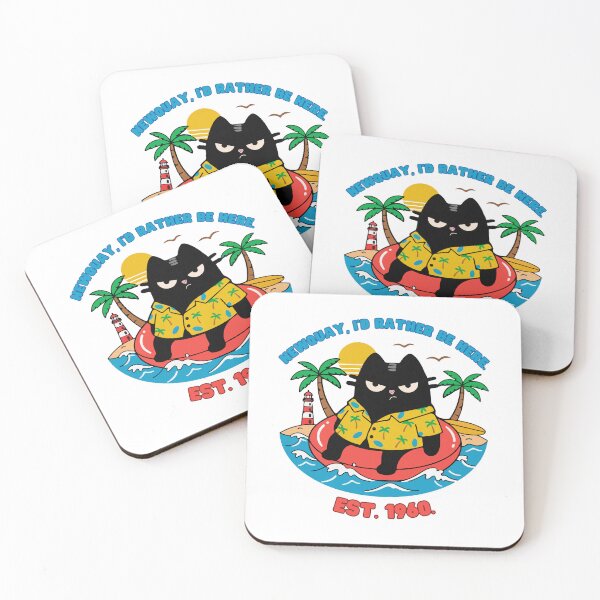 Item preview, Newquay Cornwall Beach Cat Holiday Est 1960 designed and sold by IAPICTURE.