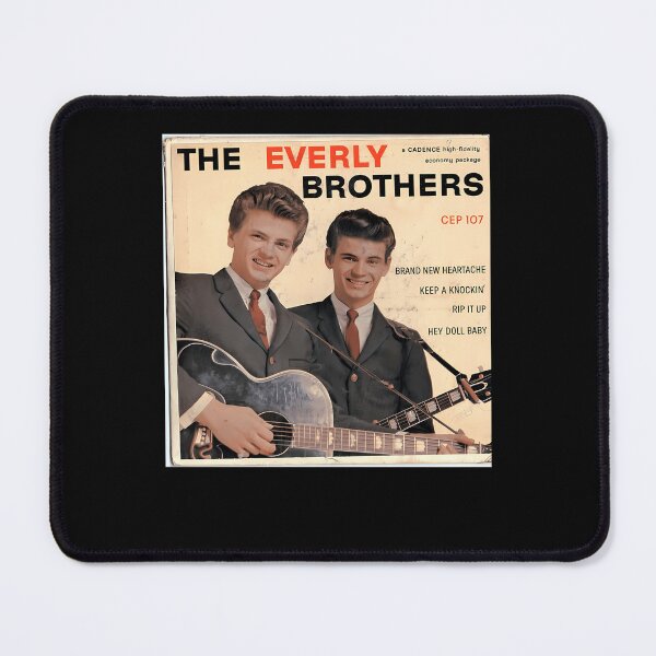 Item preview, The Everly Brothers 1958 Rockabilly ep cover  designed and sold by PhoebeMannin.