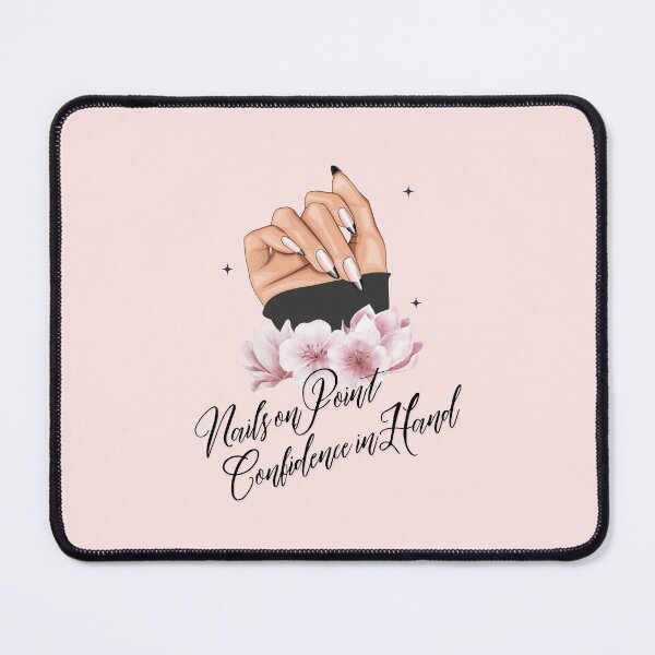 Item preview, Nails on Point – Confidence in Hand designed and sold by CanvasThreadAI.