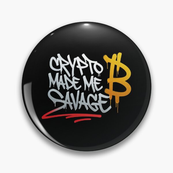 Item preview, Bitcoin Crypto Made Me Savage Graffiti Design designed and sold by RadDeck.