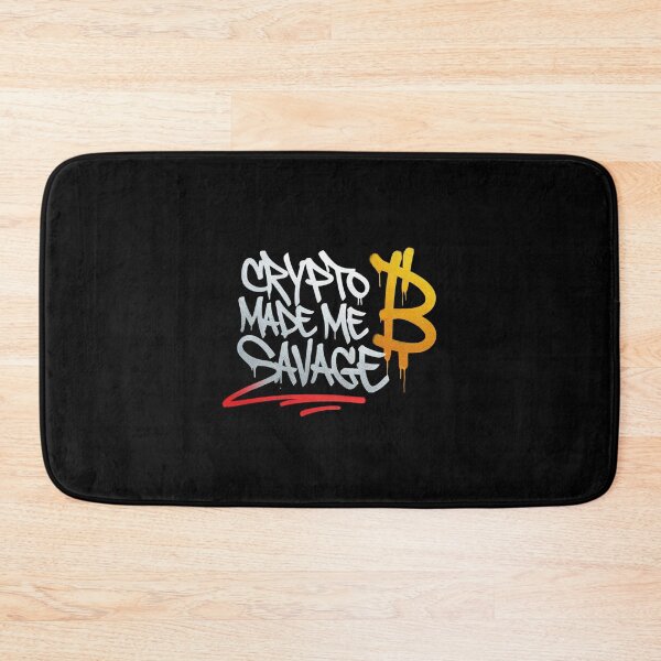 Item preview, Bitcoin Crypto Made Me Savage Graffiti Design designed and sold by RadDeck.