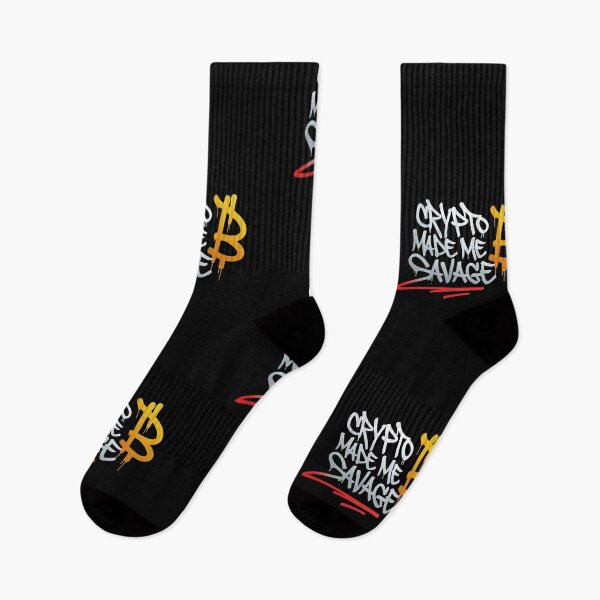 Item preview, Bitcoin Crypto Made Me Savage Graffiti Design designed and sold by RadDeck.