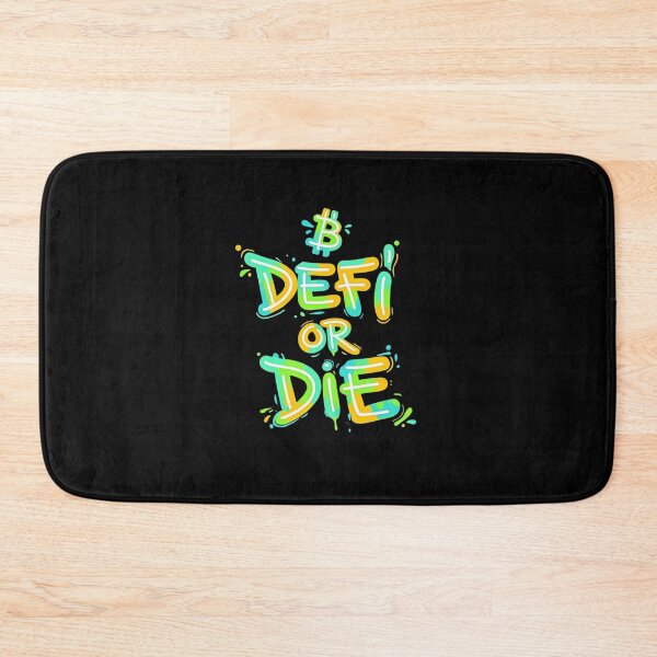 Item preview, Bitcoin Defi Or Die Graffiti Design designed and sold by RadDeck.